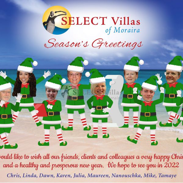 Das Select Villas Team wünscht Ihnen ein frohes Weihnachtsfest und ein glückliches und gesundes neues Jahr 2022