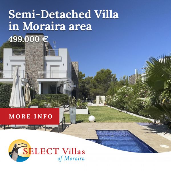 Haben Sie die Landschaft um diese Villa in Benimeit (Moraira) gesehen? Sie werden es lieben, inmitten von so viel Natur zu leben
